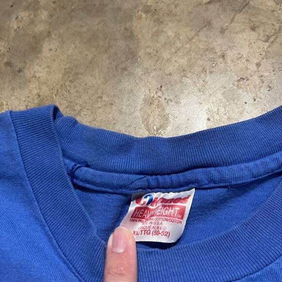 Vintage 90s Duke University Blue Devils Boxy T-Shirt - Picture 4 of 4